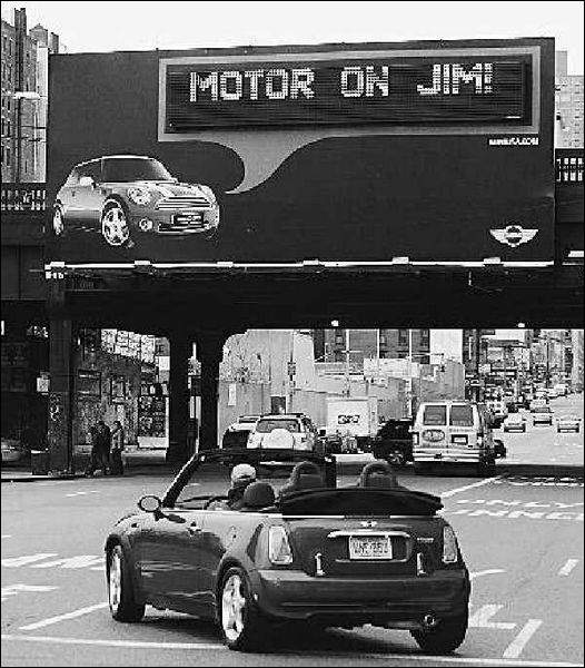 Mini Cooper Interactive Billboard