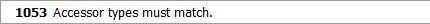 The non-error error.  ActionScript Error #1053 from Adobe Live Docs